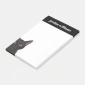 Katze, Portrait von Gus Post-it Klebezettel (angewinkelt)