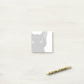 Katze, Portrait von Gus Post-it Klebezettel (Auf Schreibtisch)