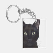 Katze, Portrait von Gus Schlüsselanhänger (Vorderseite links)