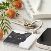 Katze, Portrait von Gus Schlüsselanhänger (Vorderseite rechts)