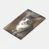 Katze Post-it Klebezettel (angewinkelt)