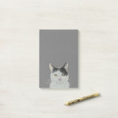 Katze Post-it Klebezettel (Auf Schreibtisch)