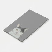 Katze Post-it Klebezettel (angewinkelt)