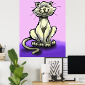 Katze Poster (Heimbüro)