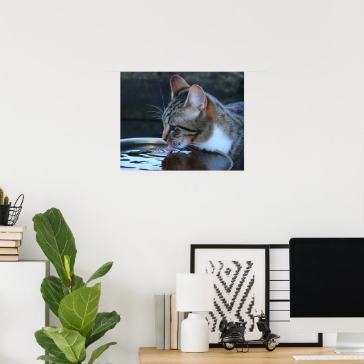 Katze Poster (Heimbüro)