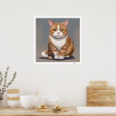 Katze Poster (Küche)