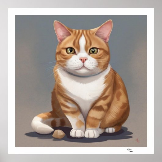 Katze Poster (Vorne)