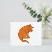 Katze Postkarte (Stehend Vorderseite)