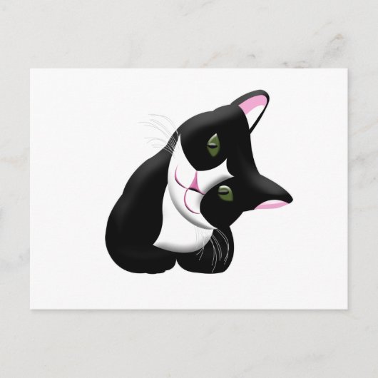 Katze Postkarte (Vorderseite)