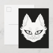 Katze Postkarte (Vorne/Hinten)