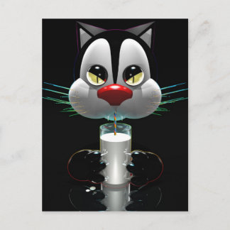 Katze Postkarte