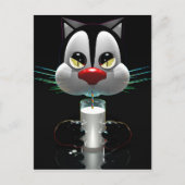 Katze Postkarte (Vorderseite)