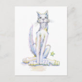 Katze Postkarte (Vorderseite)