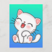 Katze Postkarte (Vorderseite)