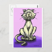 Katze Postkarte (Vorne/Hinten)