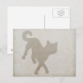 Katze Postkarte (Vorne/Hinten)