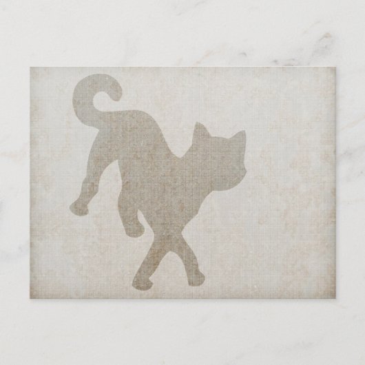 Katze Postkarte (Vorderseite)