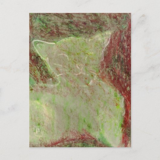 Katze Postkarte (Vorderseite)