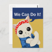 Katze Postkarte (Vorne/Hinten)