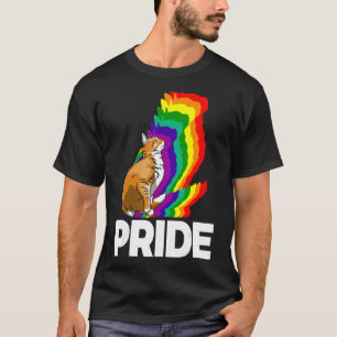 Katze Pride Cat Rainbow Color Cat Kitten 8 T-Shirt