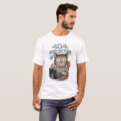 Katze Programmierer-Shirt – Code Kaffee Katze Wied T-Shirt (Vorne ganz)