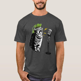 Katze Punk, Lustiges Grafik T-Shirt
