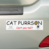 Katze Purrson Autoaufkleber (Auf Auto)