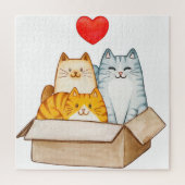 Katze Puzzle (Vertikal)