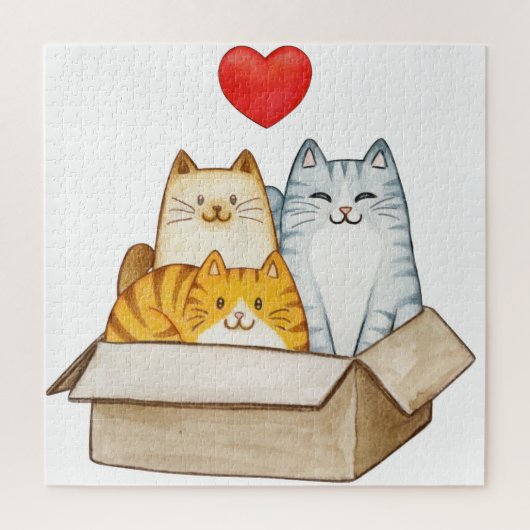 Katze Puzzle (Vertikal)