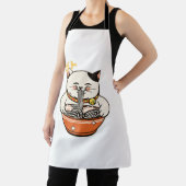 Katze Ramen Kawaii Design Schürze (InSitu)
