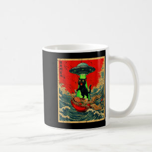 Katze Ramen Ufo Japanische Anime Grafik T-Shirts M Kaffeetasse