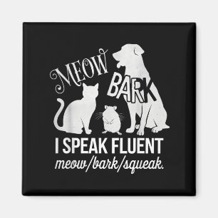 Katze Ratte Hund Besitzer Ich spreche fließend Mia Magnet