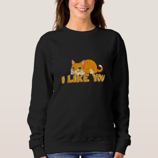 Katze-Redewendungen 1 Sweatshirt (Vorderseite)