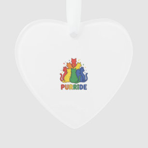 Katze Regenbogen Vintage Vektor Design_1 Ornament