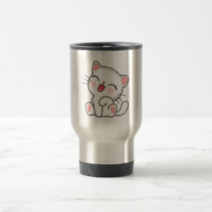Katze Reisebecher