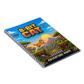 Katze, Retro-8-Bit-Pixel-Art Notizblock (Rechte Seite)