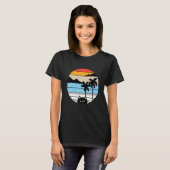 Katze Retro-Stil Tier 4 T-Shirt (Vorne ganz)