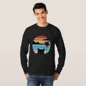 Katze Retro-Stil Tier 5 T-Shirt (Vorne ganz)