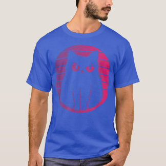 Katze Retro-Stil Vintage T-Shirt