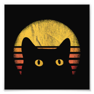 Katze Retro Vintage Fotodruck