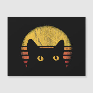 Katze Retro Vintage Magnetkarte