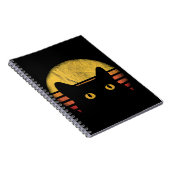 Katze Retro Vintage Notizblock (Rechte Seite)