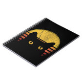 Katze Retro Vintage Notizblock (Linke Seite)