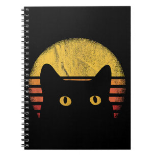 Katze Retro Vintage Notizblock