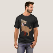 Katze Rex Dino 3 T-Shirt (Vorne ganz)