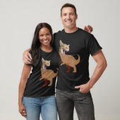 Katze Rex Dino 3 T-Shirt (Unisex)