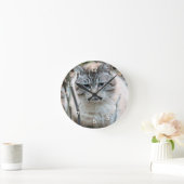 Katze Runde Wanduhr (Zuhause)