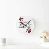 Katze Runde Wanduhr (Zuhause)