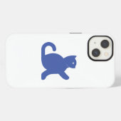 Katze sagt Hallo iPhone Hülle (Rückseite (Horizontal))