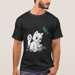 Katze sagt: hey T-Shirt